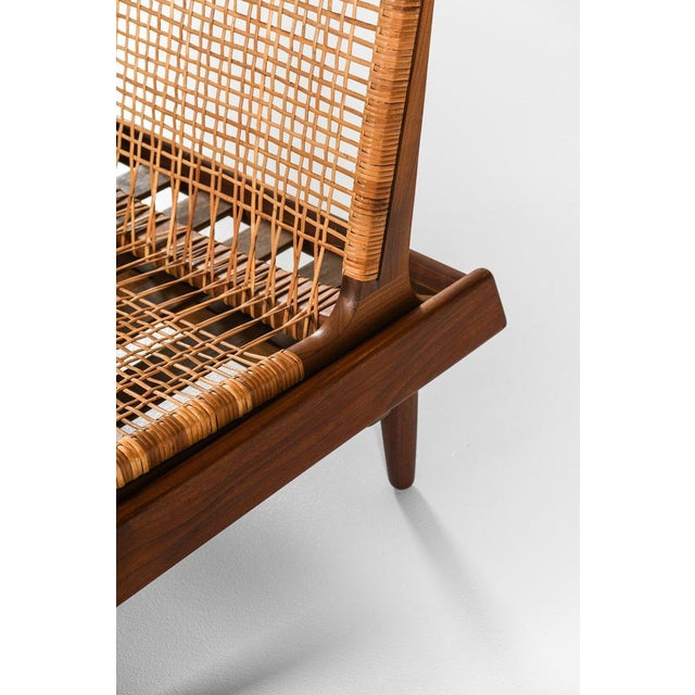 Hans Olsen Sofas in Cane and Teak by Hans Olsen, 1957, Set of 2 For Sale - Image 4 of 11