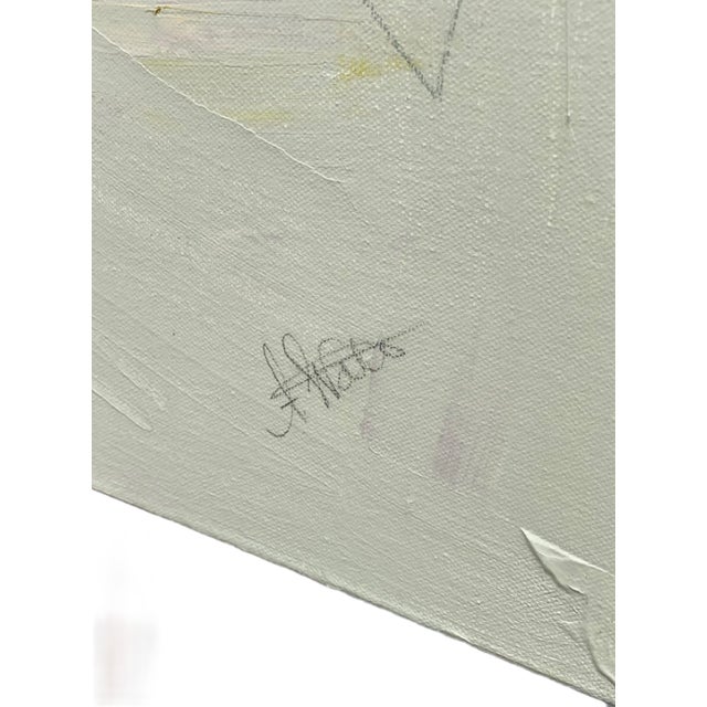 "Imagine" Original Mixed Media on Canvas by Alexis Walter For Sale - Image 4 of 10