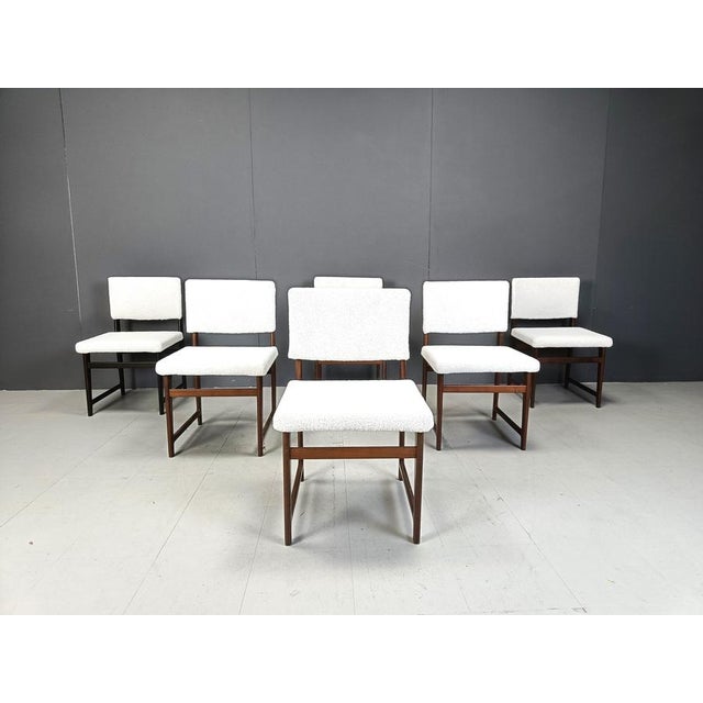 1960s Mid-Century Scandinavian Teak Dining Chairs, 1960s, Set of 6 For Sale - Image 5 of 12