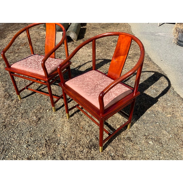 Wood Late 20th Century Brueton, Stanley J. Friedman Tsu Chair, Pair For Sale - Image 7 of 12