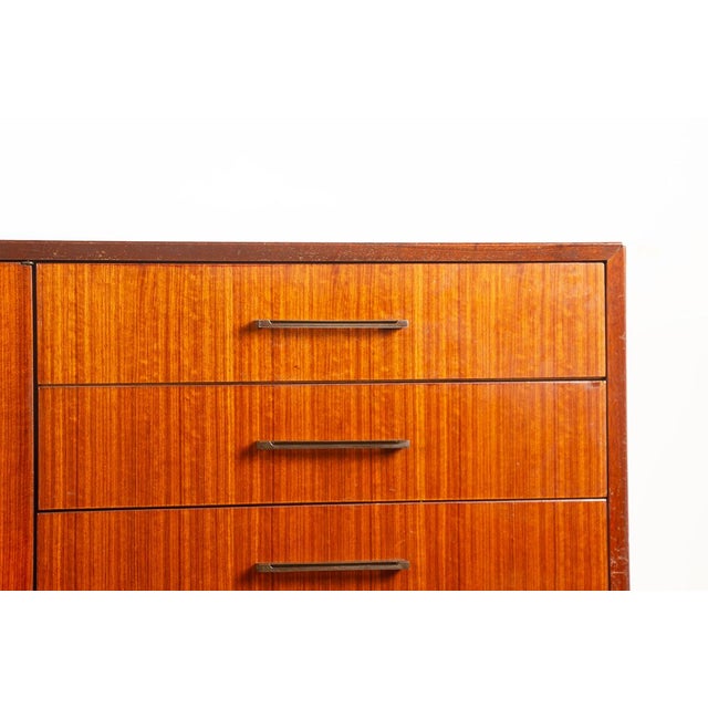 Wood French Style Modernist Sideboard in Rosewood by Tricoire and Vecchione for Meubles TV, 1960s For Sale - Image 7 of 18