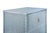 Worlds Away Abigail Two Drawer Light Blue Rattan Side Table For Sale - Image 4 of 7