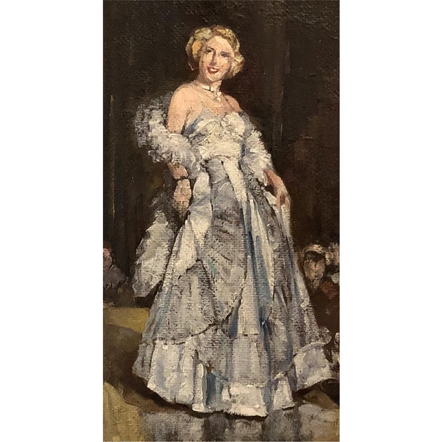 Jos Damien, Portrait of a Woman, Oil on Panel, Framed For Sale - Image 6 of 10