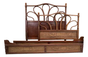 Bentwood Bed Frame from Thonet