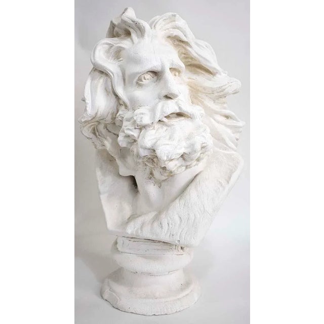 Statue Mythological Greek Character - Rough Plaster Casting For Sale - Image 11 of 11