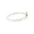 Contemporary 21st-Century Tiffany and Co. Sterling Square T Hinged Bracelet For Sale - Image 3 of 4