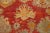 Turkish Oushak Antique Wool Rug Handmade in Red Featuring a Floral Design For Sale - Image 4 of 11