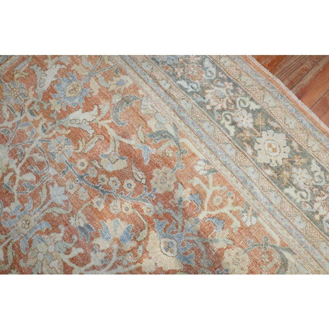 Antique Zabihi Collection Persian Mahal Rug - 10'6" x 14' For Sale In New York - Image 6 of 11