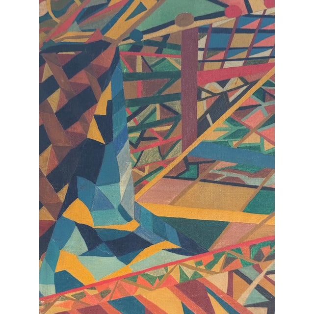 Midcentury Cubist Abstract Expressionist For Sale - Image 9 of 12