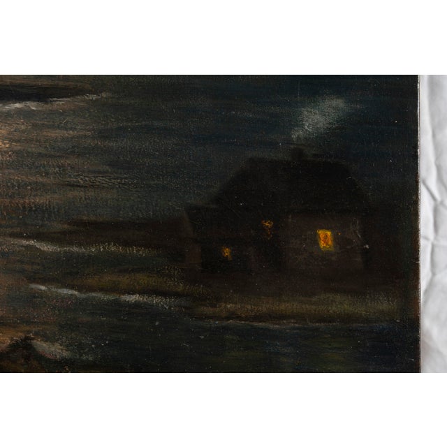G. Goldberg, Seascape at Sunset, 1800s, Oil on Canvas For Sale - Image 3 of 12