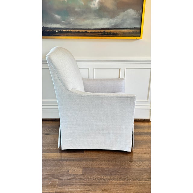 Suzanne Kasler® Upholstery WILLOW CHAIR Graceful shaping to the back and arms completed with a beautifully executed...