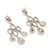 Modern David Yurman .80ctw Diamond Chandelier Earrings, Sterling Silver, Length 1.75 In, Pair For Sale - Image 3 of 5