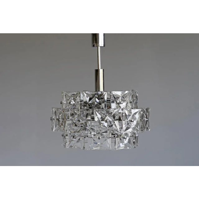 Mid-Century Crystal Chandelier by Kinkeldey, Germany, 1960s For Sale - Image 13 of 13