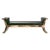 Art Deco "Alphacute" Bench With Bronze, Handcrafted For Sale - Image 3 of 4