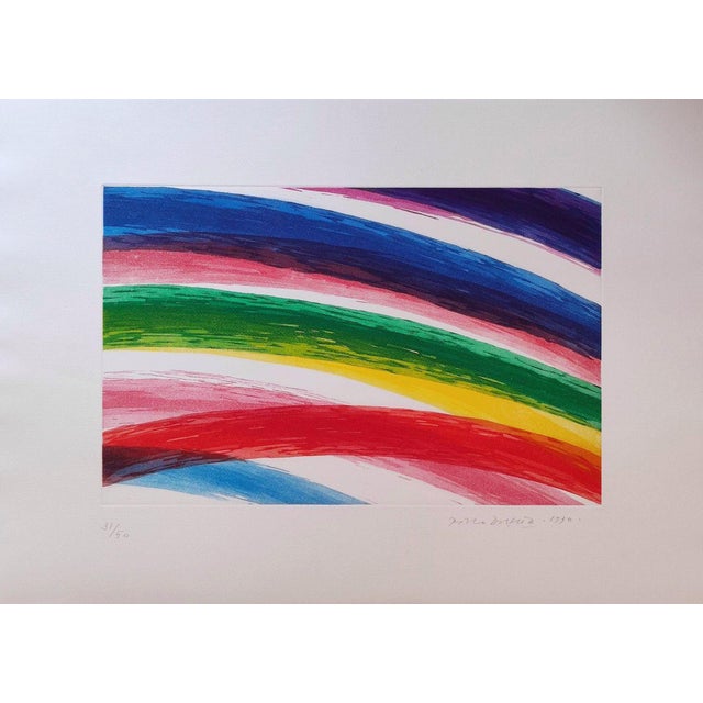 Piero Dorazio, Untitled, 1990, Hand Signed Aquatint For Sale