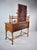 Wood Bird's-Eye Maple Faux Bamboo Dressing Table and Chair by R J Horner & Co For Sale - Image 7 of 12