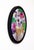 Contemporary Flower Power by Corina St. Martin | Acrylic on Float Wood Panel Owl surrounded by flowers For Sale - Image 3 of 3