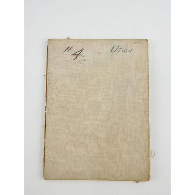 Utica, New York quadrant 1898 US Geological Survey topographical folding map on Linen. Meant to be carried while...