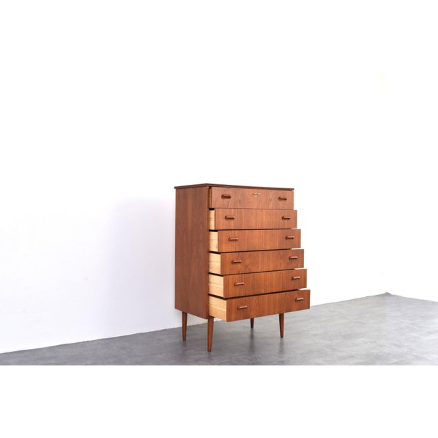 Mid-Century Modern Danish Teak Chest of Drawers, 1960s For Sale - Image 10 of 17