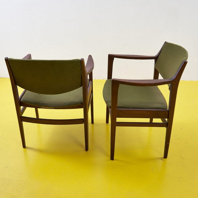 Brown Set of Vintage Office Chairs, 1960s For Sale - Image 8 of 14