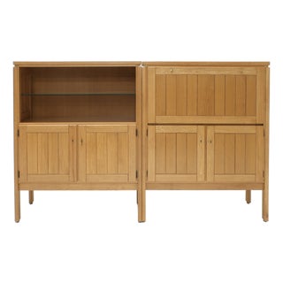 Country Bar and Display Cabinets by Jos de Mey for Van Den Berghe Pauvers, 1970s, Set of 2 For Sale