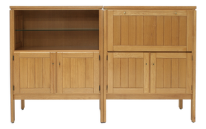 Country Bar and Display Cabinets by Jos de Mey for Van Den Berghe Pauvers, 1970s, Set of 2