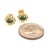 Traditional Natural Tourmaline Diamond Earrings 14k Gold 0.85 TCW Certified For Sale - Image 3 of 11