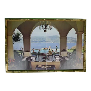 Slim Aarons Acapulco Villa C1974 Framed Color Double Plate