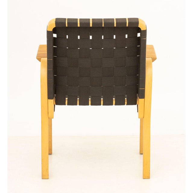 Wood Alvar Aalto Model 45 Bentwood Armchair For Sale - Image 7 of 8
