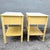 Boho Chic Vintage Coastal Faux Bamboo Nightstands by Thomasville - A Pair For Sale - Image 3 of 12