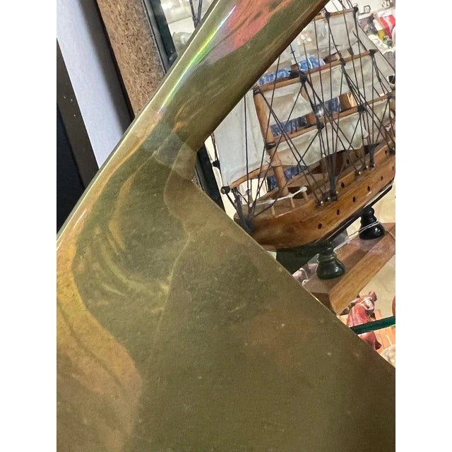 Rare Large Curtis Jere Abstract Brass Sculpture For Sale - Image 11 of 12