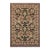 Art Nouveau 1990's Pak-Persian Black/Beige Wool Rug - 6'0'' X 9'2'' For Sale