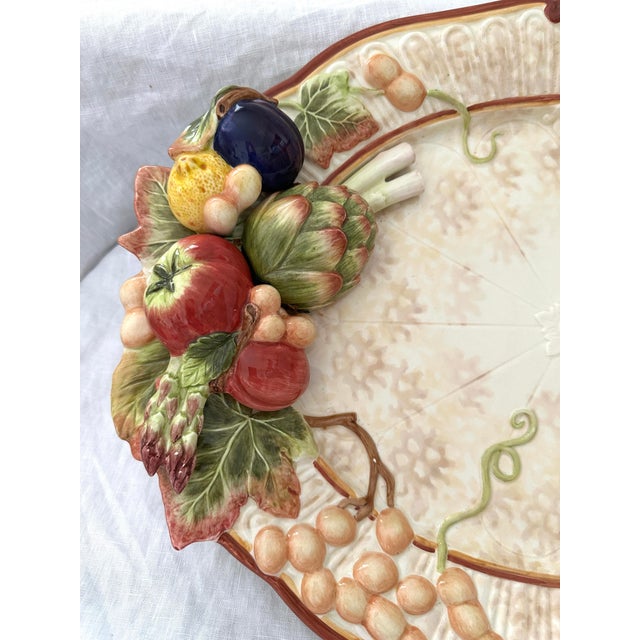 1990s Fitz & Floyd Classics "Venetian Romance" Platter For Sale - Image 5 of 7