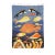 Late 20th Century Zabihi Collection European Kilim Fish Motif - 2'10" x 3'8" For Sale