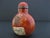 Chinese Vintage Simulated Realgar Orange Yellow Glass Snuff Bottle For Sale - Image 4 of 11