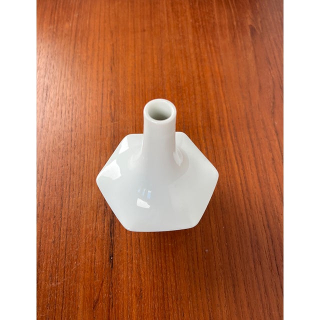 Vintage German Ceramic Vase from Fürstenberg, 1970s For Sale - Image 4 of 13