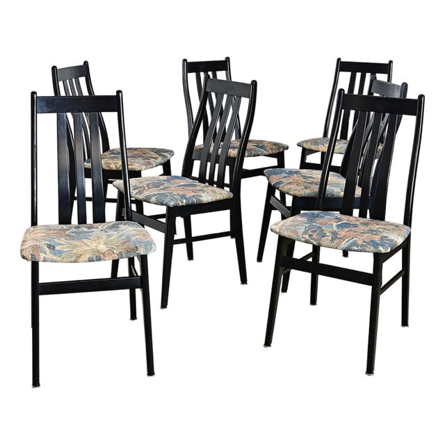 Set of 7 Mid-Century Chairs from Denmark For Sale
