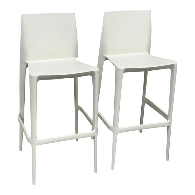 Mario & Claudio Bellini for Heller Bellini Outdoor Barstools, Pair For Sale