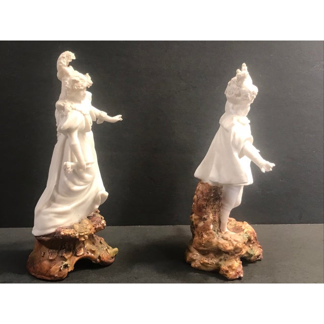 Pair of Art Nouveau Bisque Figurine, Europe, Circa 1925 Chairish