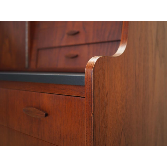 Danish Teak Secretary, 1970s For Sale - Image 10 of 18