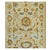 Persian Persian Sultanabad Wool 3x10 Ivory, Light Blue & Gold Handmade Runner Rug #1143675 For Sale - Image 3 of 4