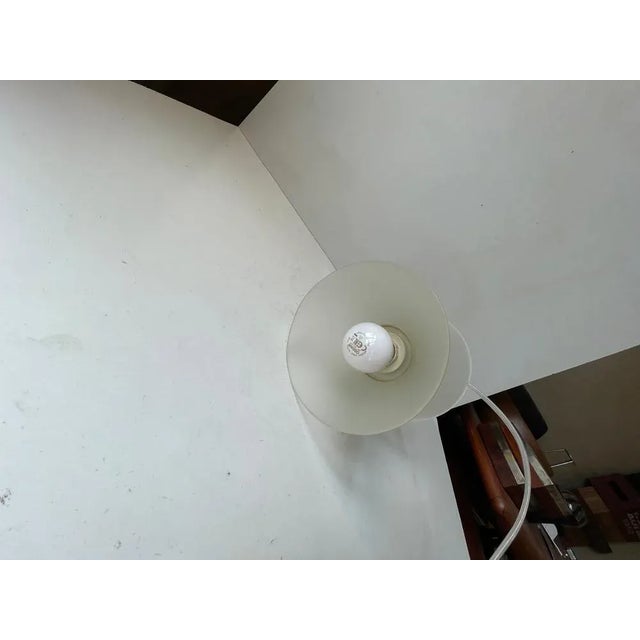 Modernist Danish Diablo Frosted Glass Hanging Lamp, 1970s For Sale - Image 6 of 7