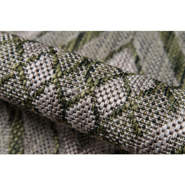 Madcap Cottage Lake Palace Rajastan Weekend Green Indoor/Outdoor Area Rug 3'11" X 5'7" For Sale - Image 4 of 6