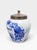 Mid-Century Dutch Hand-Painted Delft Blue Tobacco Jar with Brass Lid, Holland, 1960s For Sale - Image 9 of 17