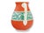 Mid 19th century English salt glaze water pitcher by Ashworth Brothers Potteries, featuring unusually vibrant orange and...