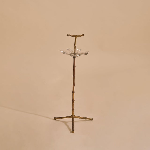 1950s French Gilt Bronze Freestanding Catchall In the Manner of Maison Baguès, 1950s For Sale - Image 5 of 9