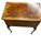 Farmhouse Vintage Burlwood Four Drawer Server Table For Sale - Image 3 of 8