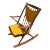 Danish Modern Teak Rocking Chair by Frank Reenskaug for Bramin Møbler For Sale