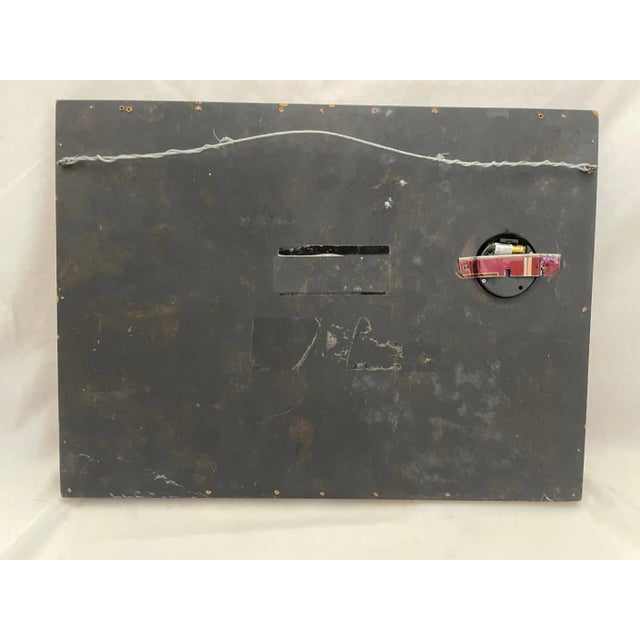 19th Century Swiss Mechanical Clock Painting Circa 1820 For Sale - Image 11 of 13