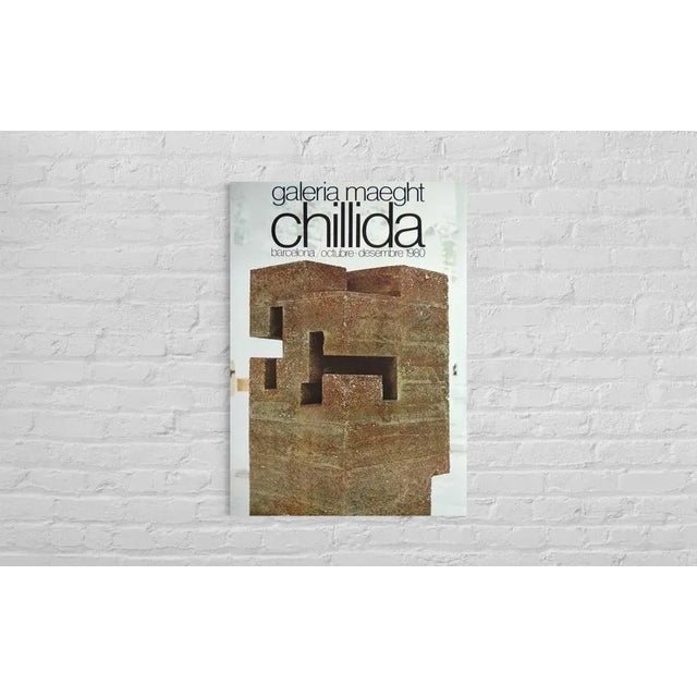 This poster includes a certificate of authenticity and is hand-signed by the artist. Eduardo Chillida is best known for...